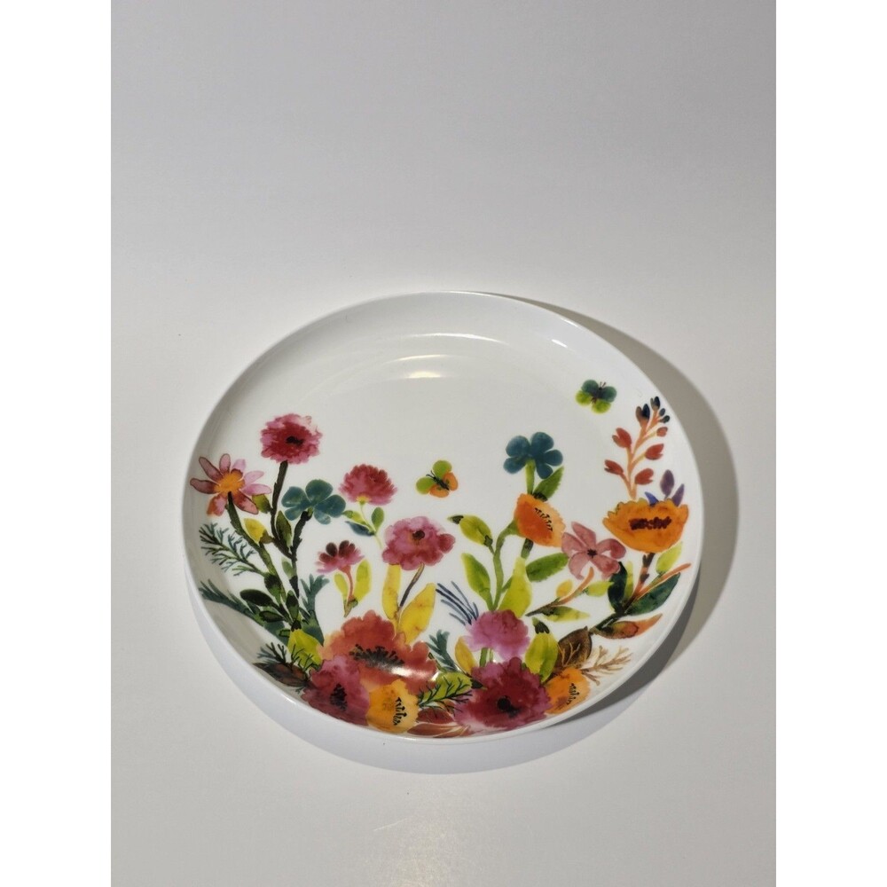 MIKASA Karina FLOWERS SALAD Appetizer Plate 9.25"